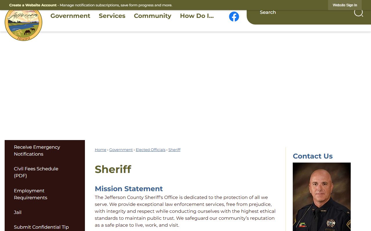 Jefferson County arrest records sheriff office