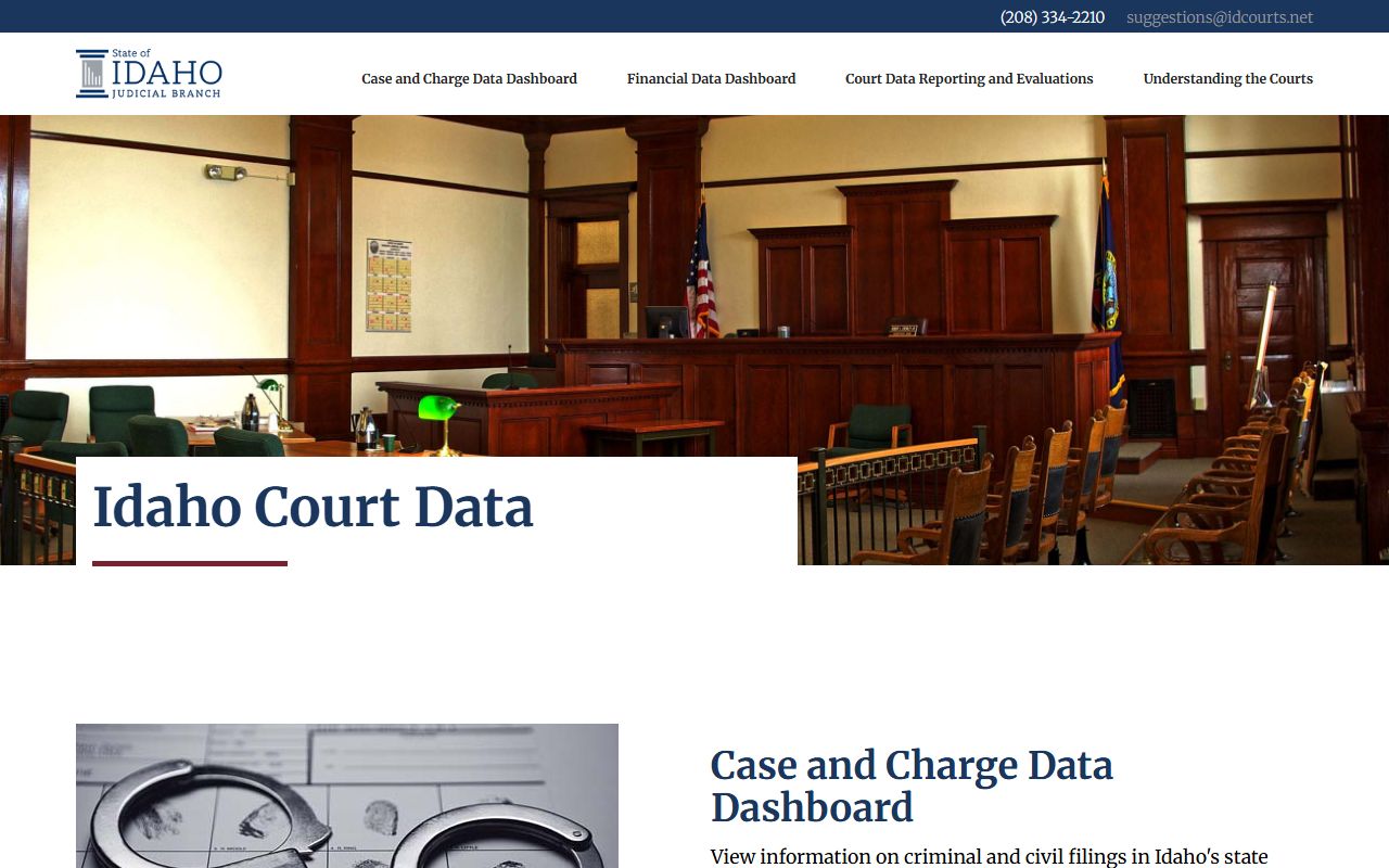 Jefferson County court records Idaho Court Data dashboard